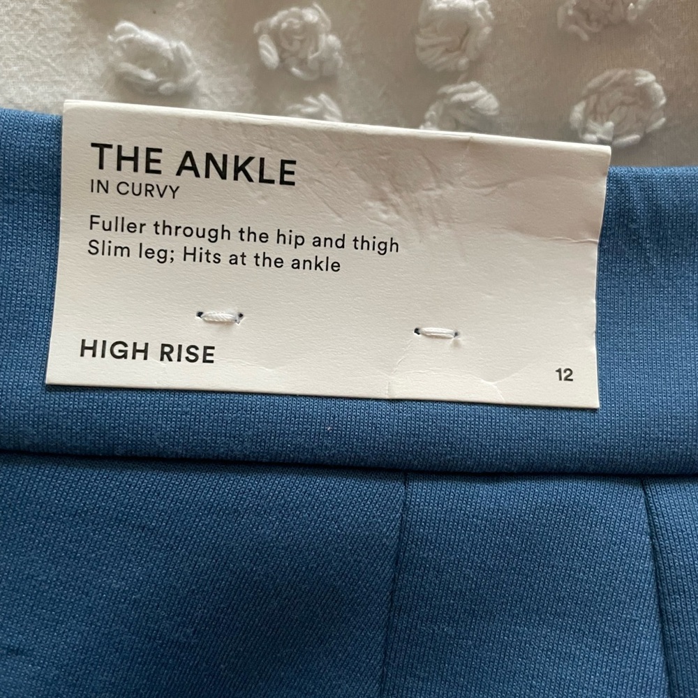 NWT Ann Taylor Curvy fit ponte ankle pants, 12 - Picture 3 of 8